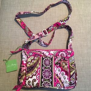 Vera Bradley Little Hipster in Very Berry Paisley